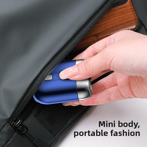 Afeitadora Recargable con Doble Cabezal, Recortadora de Barba USB, Herramienta de Aseo Portátil para Hombres, Diseño de Doble Cabezal, Dos Cabezales de Afeitado que Acanzan Más Áreas - Product Image 3