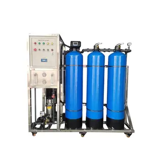 500Lph drinking water treatment machine reverse osmosis water purification machine ro water treatment plant for hospital