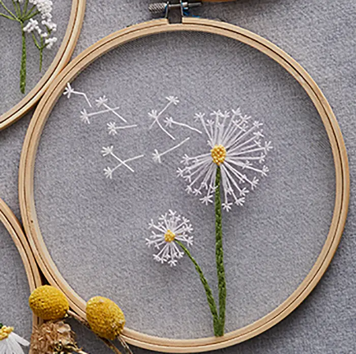 Organza DIY Embroidery Kit For Beginners 2021 New Cross Stich Embroidery Kit For Adult Embroidery Thread Kit