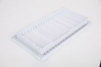 Système de ventilation du climatiseur grille de déviation simple en aluminium pour cvc