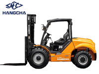 Forklift Listrik Hangcha 2.5t/3t/3.5t Bertenaga Baterai Lithium Tegangan Tinggi untuk Medan Berat dengan Saklar 2WD/4WD