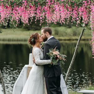 Ghirlanda di Glicine Artificiale, Fiori Artificiali, Ghirlanda di Foglie Verdi per Arco Nuziale, Decorazione Floreale - Product Image 2