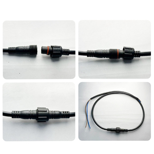 Cabo de Iluminação Personalizado M12 de Baixa Frequência, Condutor de Cobre Puro, Classificação IP20, Equipamento de Automação Elétrica, Conector Macho/Fêmea - Product Image 6