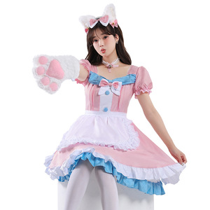 Nuovo Costume da Cameriera Dolce e Carino per Caffè, Ristoranti, Convenzioni Anime, Cosplay, Abito Lolita, <span class=keywords><strong>Vestito</strong></span> da Principessa per Feste - Product Image 6