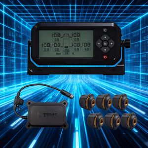 ระบบตรวจสอบแรงดันลมยางแบบเรียลไทม์ไร้สาย ODM OEM CXT สำหรับรถบรรทุก รถบัส รถพ่วง พร้อมหน้าจอ LCD รองรับ 2 4 6 8 10 ล้อ - Product Image 3