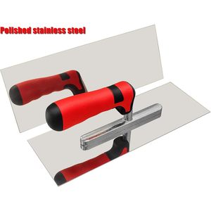 11 \ "X 4 \" in acciaio inox piano di finitura cazzuola cemento muro a secco piastrelle in muratura utensili a mano lama di plastica per l'edilizia - Product Image 3