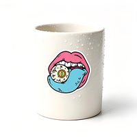 Etiquetas de Diseño Personalizado para Empresas, Adhesivos de Vinilo Impermeables con Dibujos Animados, Adhesivos Troquelados para Logotipos Comerciales