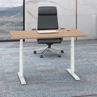 Cadre de bureau électrique moderne à hauteur réglable, à montage rapide, avec double moteur et conception à trois étages, pour immeuble de bureaux