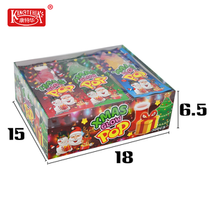 Sucettes lumineuses de Noël, bonbons durs multicolores aux fruits, bonbons durs aux fruits en bâtonnets, emballage en boîte, bonbons durs multicolores - Product Image 2