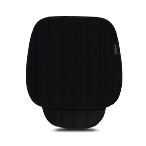 Car Saddles Seat Cushion 52x50cm <b>Quilted</b> Black Car Seat Pad - Product Image 1