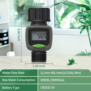 <span class=keywords><strong>D</strong></span>ébitmètre <span class=keywords><strong>d</strong></span>'<span class=keywords><strong>eau</strong></span> de tuyau <span class=keywords><strong>d</strong></span>'arrosage de haute précision pour l'arrosage de jardin <span class=keywords><strong>extérieur</strong></span> RV remplissage de réservoir <span class=keywords><strong>d</strong></span>'<span class=keywords><strong>eau</strong></span> et arroseur de pelouse - Product Image 2