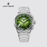 Lucky Harvey Men's Automatic Mechanical Limited Edition Watch Titanium Case Interchangeable Strap Sapphire Crystal ZLS-ZLS414