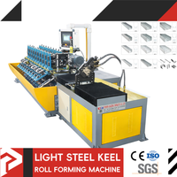 Machine de profilage de charpente métallique légère 3-en-1 multi-stations à changement rapide pour la construction de structures en acier léger