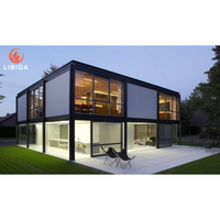 Wanglida — maison de luxe pré-fabriquée, petite maison, conteneur modulaire, Structure en acier, Villa de deux étages, préplumée