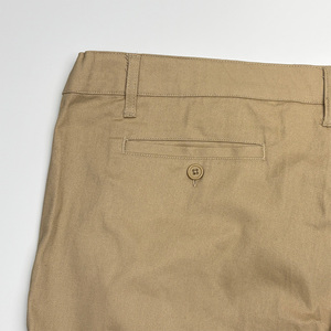 <span class=keywords><strong>Pantaloni</strong></span> Sportivi Casual da Uomo <span class=keywords><strong>in</strong></span> <span class=keywords><strong>Cotone</strong></span> Puro 100% Leggeri <span class=keywords><strong>con</strong></span> <span class=keywords><strong>Vita</strong></span> Elastica, Taglio Dritto, Colore Kaki - Liquidazione Stock - Product Image 3