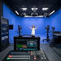 Simar Desain Baru Tanpa Cat Perakitan Bebas Ramah Lingkungan Tahan Air Dinding dan Lantai Modular Studio Cycloramas & Green Screens