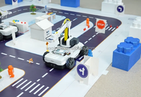 TERKOBOT Magician Go Châssis AMR omnidirectionnel de niveau recherche avec détection IA hors ligne pour la formation en automatisation universitaire