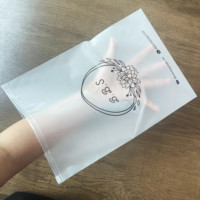 Sac d'emballage en plastique dépoli à fermeture éclair avec impression mate personnalisée, idéal pour les vêtements - Vente chaude