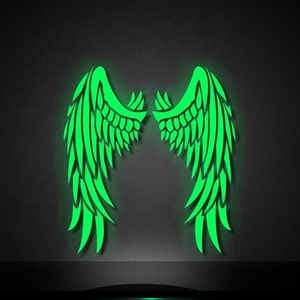 Aile d'ange phosphorescente Ailes en <span class=keywords><strong>vinyle</strong></span> Film <span class=keywords><strong>vinyle</strong></span> luminescent Film photoluminescent d'angle - Product Image 1