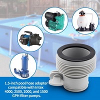 Conector Adaptador para Manguera de Piscina Tipo B para Piscinas Intex, Adaptador de 1.25 a 1.5 Pulgadas