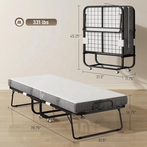 Vente flash : <span class=keywords><strong>lit</strong></span> pliant de 13 cm, matelas à ressorts, <span class=keywords><strong>lit</strong></span> d'hôtel, <span class=keywords><strong>lit</strong></span> supplémentaire pliable - Product Image 5