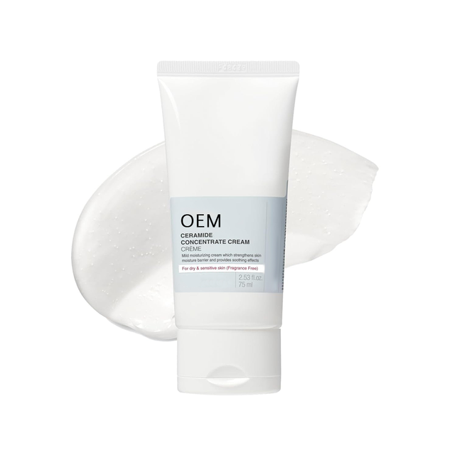 OEM Moisturizer Dry Sensitive Skin 100HR Hydration Face Body Cream Soothing Wrinkle Smoothing Day Night Dual Care Fragrance-Free