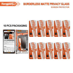 Protector de Pantalla 10 en 1 para <span class=keywords><strong>iPhone</strong></span> 17 Air, Cristal de Privacidad, Anti-Electroestático, Sin Bordes, Mate, Brillante, Borde Grande, 3D - Product Image 6