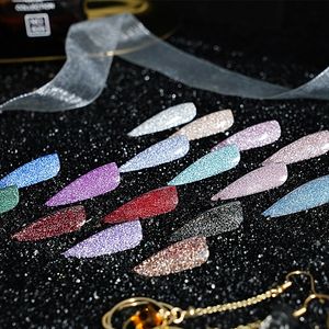 Esmalte de Gel para uñas, laca de cristal para decoración de uñas, purpurina, diamantes rotos, UV LED, brillante, para discoteca - Product Image 2