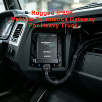 Gateway Telematika Kendaraan IP69K yang Tangguh dengan Modul 4G LTE Lridium, RJ45, dan CAN Bus untuk Truk Berat, Pertanian Presisi, dan Pertambangan