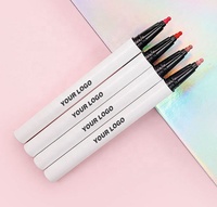 Stylo marqueur anti-taches OEM pour les lèvres Rose Rouge Nude Teinte pour les lèvres Imperméable à l'eau Séchage rapide Rouge à lèvres Crayon lisse à pointe précise