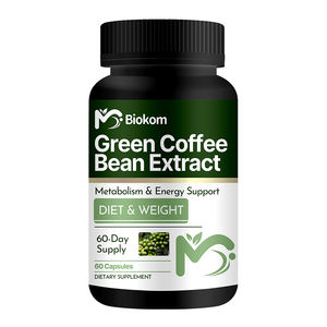 OEM 체중 감소 녹색 커피 콩 캡슐 신진 대사 및 에너지 및 소화 지원 슬리밍을위한 녹색 커피 콩 추출물 - Product Image 1