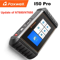 Herramienta de Diagnóstico Automotriz Foxwell I50 Pro, Escáner OBD2 para Todos los Sistemas, Funciones de Reinicio Especiales, Actualización de la Herramienta de Escaneo de Autos NT650