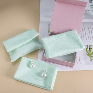 Bolsa de Joyería Rectangular de Franela Lisi, Tamaño Personalizable, Bolsa de Almacenamiento Tipo Sobre, Bolsa de Terciopelo - Product Image 1
