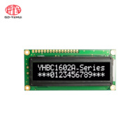 Module d'affichage LCD monochromatique de petite taille 1602 caractères 80X36mm 16X2 LVDS RGB STN/IPS/TN écran de moniteur compatible LED COB