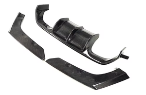 Diffuseur de pare-chocs arrière en fibre de carbone style V, séparateurs latéraux 51128056587 pour <span class=keywords><strong>BMW</strong></span> F80 M3 F82 F83 M4 Competition CS GTS 2014-2020 - Product Image 2