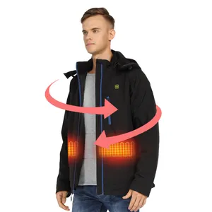Heated jacket coat for men and women sample available intelligent warming rechargeable fishing hiking ultralight heated jacket