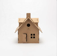 Maison funéraire en papier pour animaux de compagnie, modèle Villa, pour le enterrement de chiens et chats, maison commémorative spirituelle pour cérémonies funéraires, en promotion