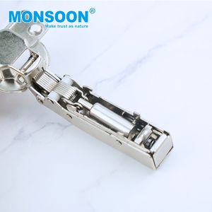 Charnières de meuble de cuisine en acier de 35 mm, invisibles, à fermeture amortie, pour porte de placard, charnières hydrauliques 3D. - Product Image 6