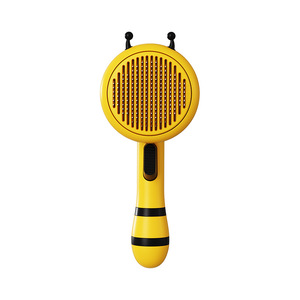 หวีสัตว์เลี้ยงแบบ Aiwo Bee สำหรับกำจัดขนแมว เครื่องมือกรูมมิ่งพลาสติก - Product Image 2
