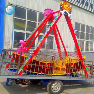 Factory Price Trailer Mounted Mobile Amusement Swing Carnival <b>Kids</b> Mini Pirate Ship Rides <b>for</b> Outdoor - Product Image 1