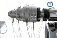 Ligne de production de tuyaux en CPVC, UPVC, PVC de 50-200 mm avec composants essentiels : vis, moteur, boîte de vitesses