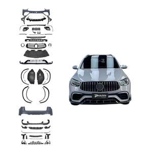 Kits de carrosserie PHARRI de haute qualité en matériau PP 2020-2023 pour <span class=keywords><strong>Mercedes</strong></span> Benz <span class=keywords><strong>GLC</strong></span> Upgrade <span class=keywords><strong>63</strong></span> <span class=keywords><strong>AMG</strong></span> avec pare-chocs et calandre - Product Image 1