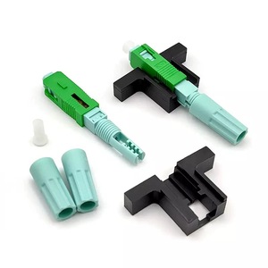 Connecteur de <span class=keywords><strong>fibre</strong></span> optique SC-APC à joint froid de forme ronde pour avion, à noyau céramique, à raccordement rapide - Product Image 3