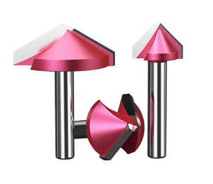 Couteau à découper en bois en alliage en forme de V avec bord chanfreiné, <span class=keywords><strong>fraise</strong></span> à graver à 90 degrés - Product Image 1