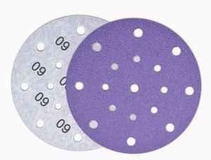 6 Inch Màu Tím 800 Grit Móc Và Vòng Lặp Vòng Sanding Đĩa Cho Kim Loại Ô Tô Gỗ Đánh Bóng Gốm Cát Giấy OEM - Product Image 6