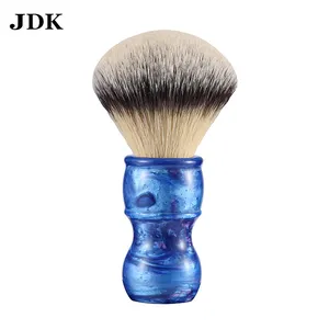 2023 Make Your Own Shaving Brush Different Acrylic Wood Handle Badger Hair Men's shaving Custom Shave products