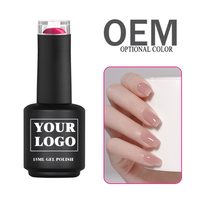 Meilleure Vente : Vernis à Ongles Gel UV 15ml, Style Populaire, Source de Lumière LED pour Nail Art, Logo Personnalisable & Application DIY, Fournisseur d'Usine