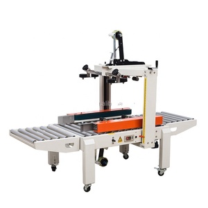 CE Sertifikası FXC5050 Karton mühürleyen kutu sızdırmaz ambalaj makinesi yan bantlı konveyör - Product Image 1
