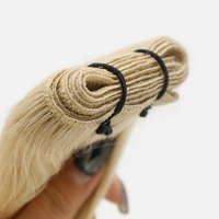 Extensions de cheveux humains 100% vierges russes Remy à cuticules intactes, double tirage, trame volume, trame machine flexible, trame volume