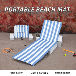 Asiento de Playa Plegable Portátil Ligero de Alta Calidad con Respaldo de Acero, Logotipo Personalizable, Muebles para Exteriores - Product Image 3